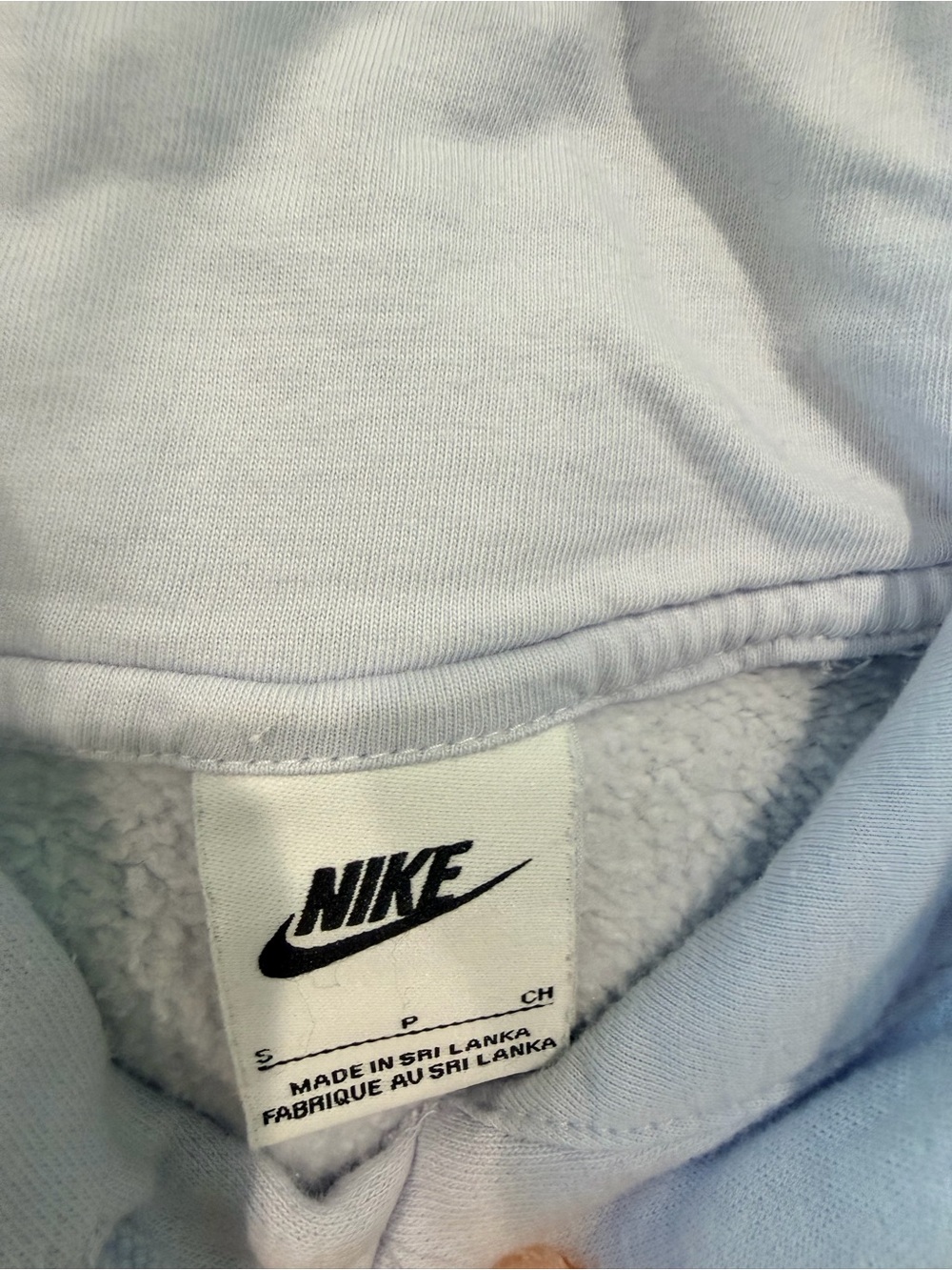 Nike Pastel Blue Women's Pullover Hoodie - Picture 3 of 3